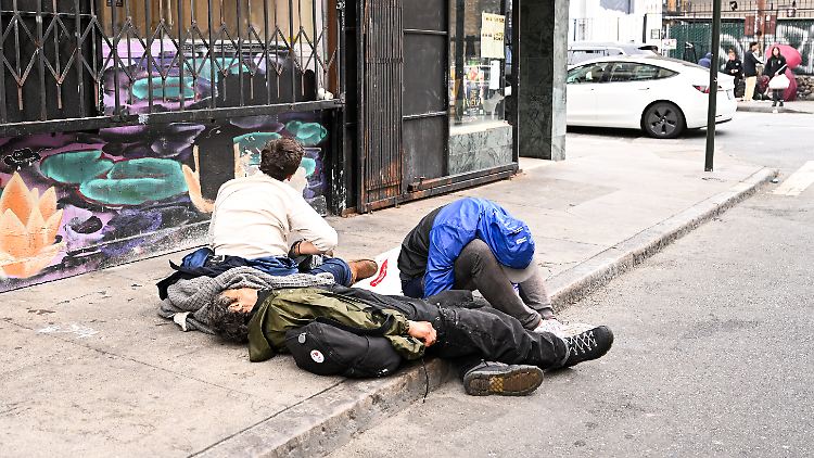 Das Elend der Fentanyl-Konsumenten in den USA ist groß. 