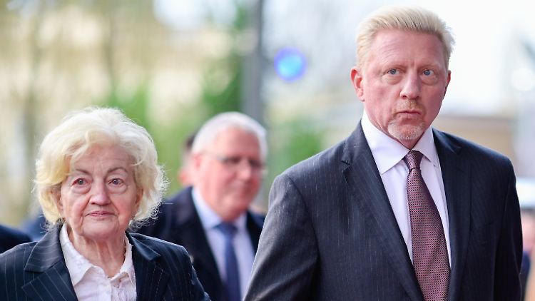 Kommen eigentlich gut miteinander aus: Boris Becker und seine Mutter Elvira.
