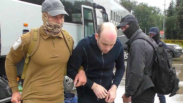 Rico Krieger am Tag des Gefangenenaustauschs.
