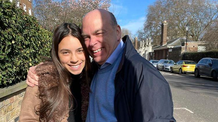 Hannah Lynch mit ihrem Vater Mike. Beide kamen bei dem Unglück ums Leben.