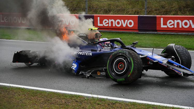 Formel-1-Pilot Logan Sargeant hat offenbar großes Glück gehabt.