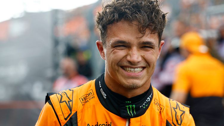 Lando Norris hat allen Grund zum breiten Grinsen.