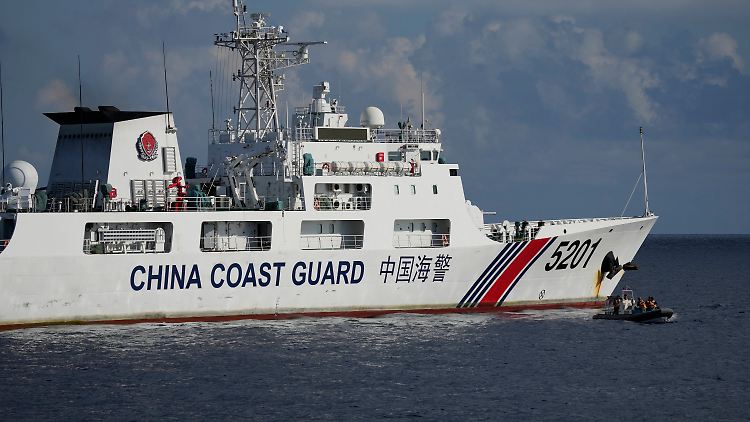 Solch ein Schiff der chinesischen Küstenwache war in die Kollision involviert.