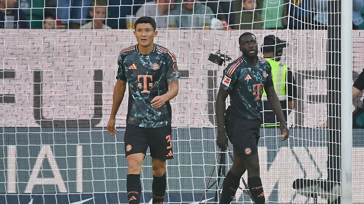 Kim (l.) und Upamecano sind Bayerns Sorgenkinder.