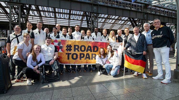 Den Weg nach Paris treten 143 Sportler aus Deutschland an.