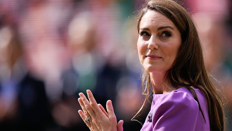 Im Juli wagte sich Prinzessin Kate beim Tennisturnier in Wimbledon in die Öffentlichkeit.