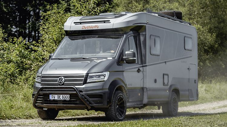 So sieht er aus, der Dethleffs Globebus Performance 4x4. Zunächst noch eine seriennahe Studie, die Serienfertigung ist aber schon beschlossen.
