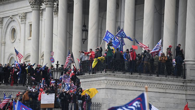 Trump-Anhänger waren vor drei Jahren gewaltsam ins US-Kapitol eingedrungen.