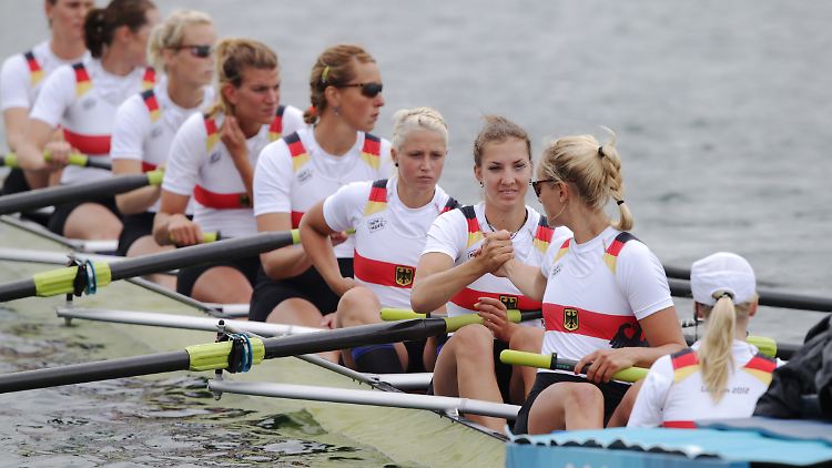 Bei den Olympischen Spiele in London 2012 belegte Marchand im deutschen Frauenachter Platz 7.