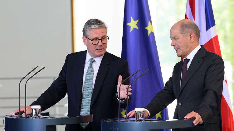 Trotz Brexits: Starmer (l) und Scholz wollen enger kooperieren.