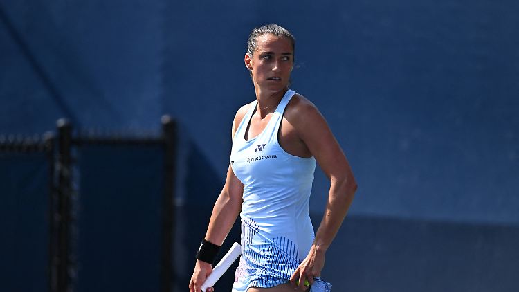 Garcia verlor beim Grand-Slam-Turnier in der ersten Runde 1:6, 4:6 gegen Renata Zarazúa aus Mexiko.