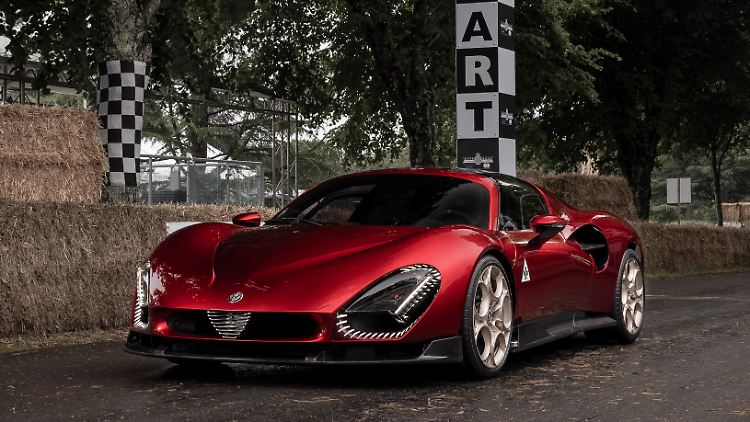 Beim raren Supersportler Alfa Romeo 33 sollen künftige Modelle Anleihen nehmen.