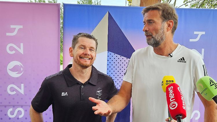 Wojtek Czyz und Jürgen Klopp in Paris.