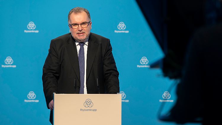 Nach den Rücktritten bei Thyssenkrupp Steel gab Chefaufseher Russwurm eine Stellungnahme ab.