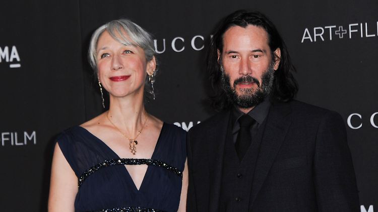 Verliebt, aber nicht verlobt und nicht verheiratet: Alexandra Grant und Keanu Reeves.
