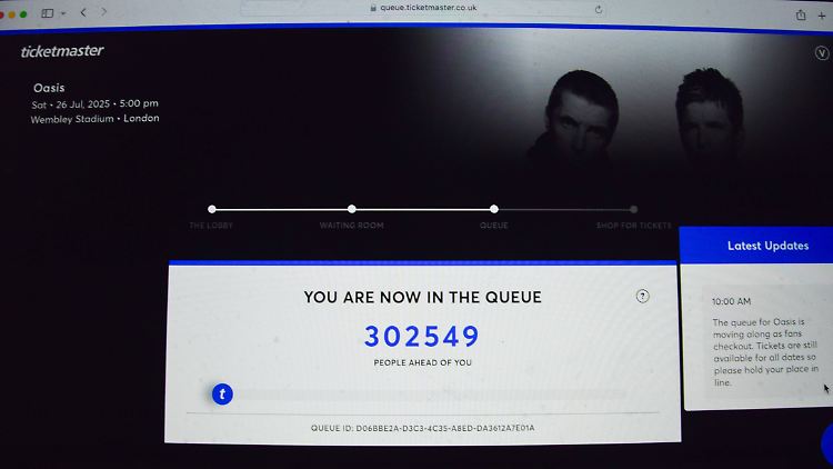 Ihr Platz in der Warteschlange: 308.549