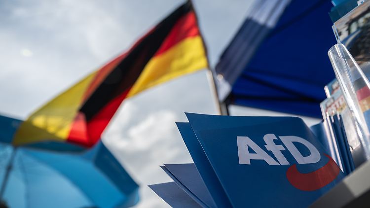 In Umfragen steht die AfD in Thüringen auf Platz eins mit Werten um die 30 Prozent. 
