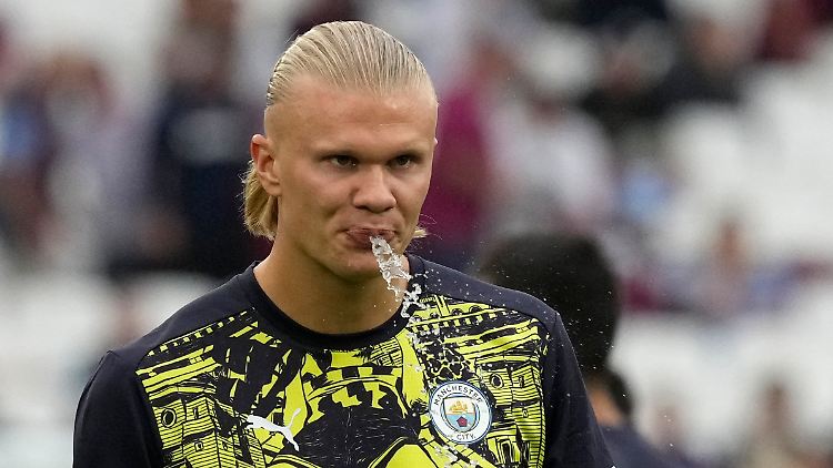 Vorsicht! Erling Haaland hatte Urlaub.