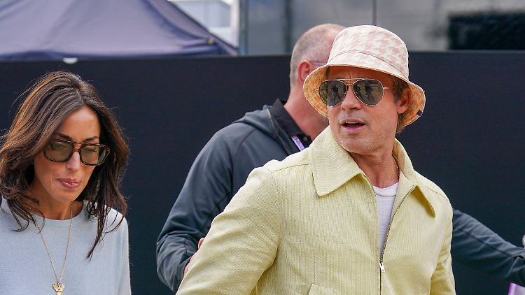 Brad Pitt und Ines de Ramon zeigen sich selten gemeinsam in der Öffentlichkeit. 