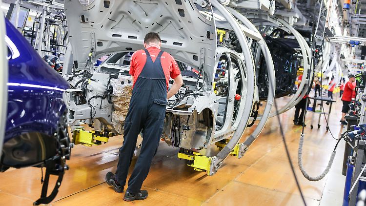 Beschäftigte in der Autoindustrie sind besonders spezialisiert.
