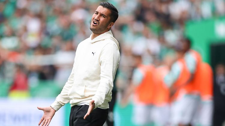 Sahin war sichtlich unzufrieden mit seinen Spielern.