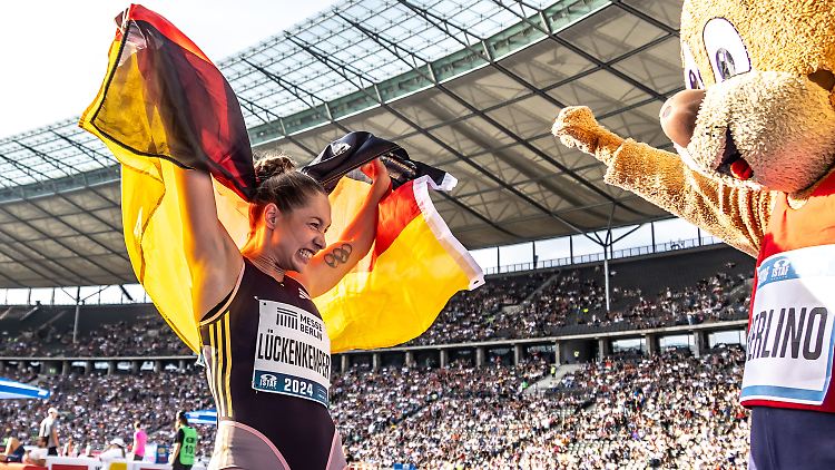 Gina Lückenkemper lief in Berlin persönliche Bestleistung.