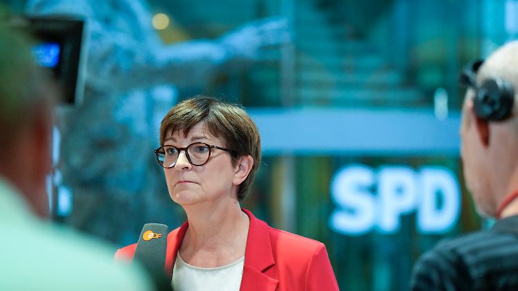 "Das ist sicher keine kluge und richtige Aussage gewesen", sagt die SPD-Chefin jetzt.