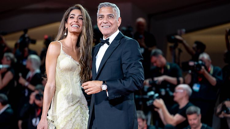 Sehen unverschämt gut aus: Amal und George Clooney.