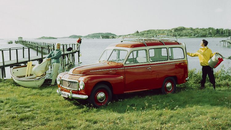 Aller Volvo-Kombi Anfang: Der Familien- und Freizeittransporter PV445 Duett kam 1953 in Fahrt.