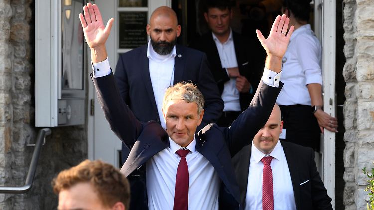 Darf sich auch ohne Wahlkreissieg über einen Sitz im Landtag freuen: Björn Höcke