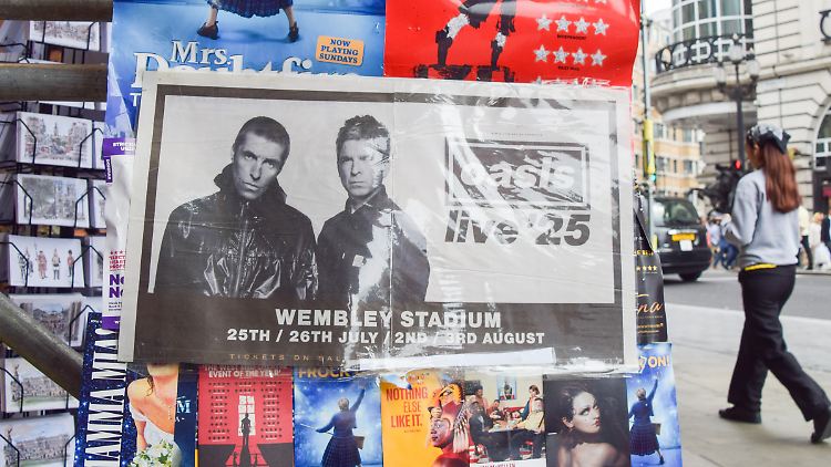 Werbung für die Oasis-Konzerte 2025 war überhaupt nicht notwendig. Die Tickets waren binnen weniger Minuten ausverkauft. 