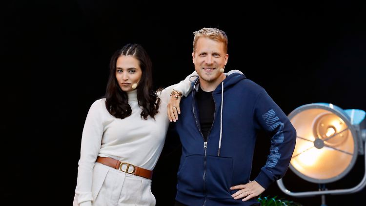 Ziehen abseits der Öffentlichkeit am selben Strang: Amira Aly und Oliver Pocher.