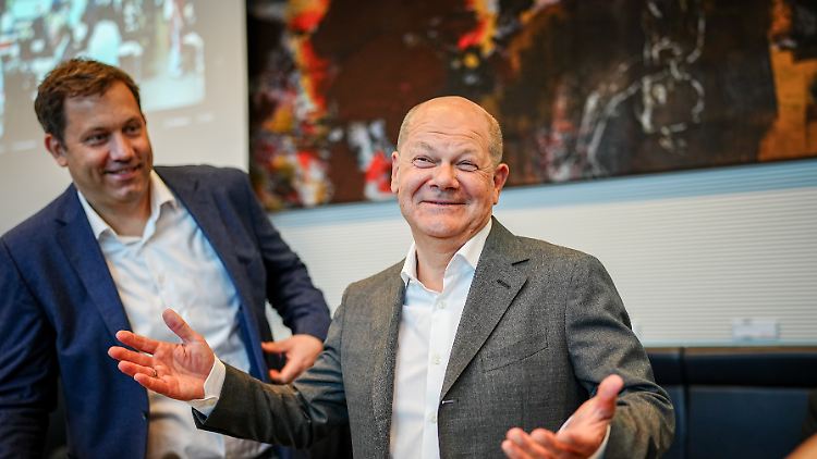 Mit Scholz geht die SPD baden. SPD-Chef Klingbeil (l.) könnte an seiner Stelle kandidieren.