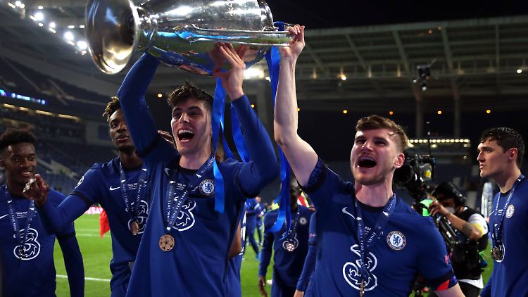 Spielen heute statt für Chelsea bei Arsenal und Tottenham: Kai Havertz und Timo Werner.