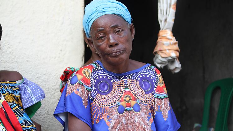 Madeleine Mbalaka, deren Sohn bei dem versuchten Ausbruch getötet wurde, durfte seinen Leichnam nicht sehen.