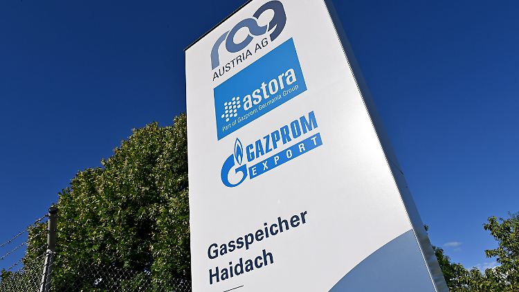 Der Gasspeicher Haidach im österreichischen Straßwalchen. 