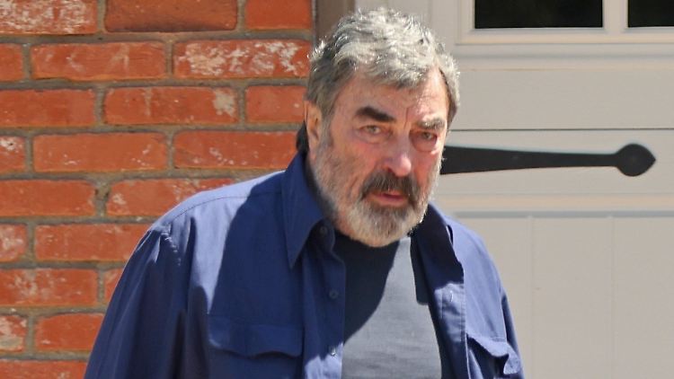 Erwischt: Tom Selleck in Kalifornien.