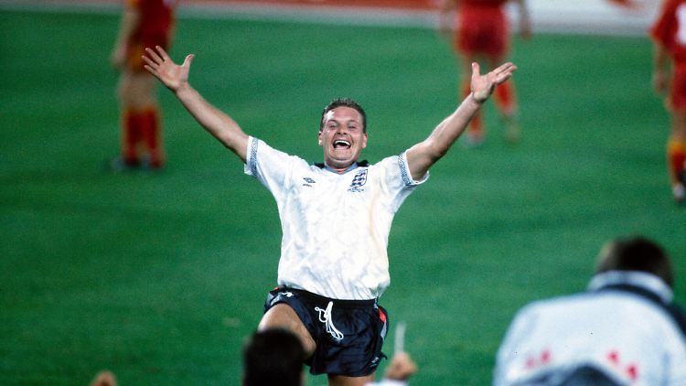 Paul Gascoigne hatte bei der WM 1990 eine gute Zeit,