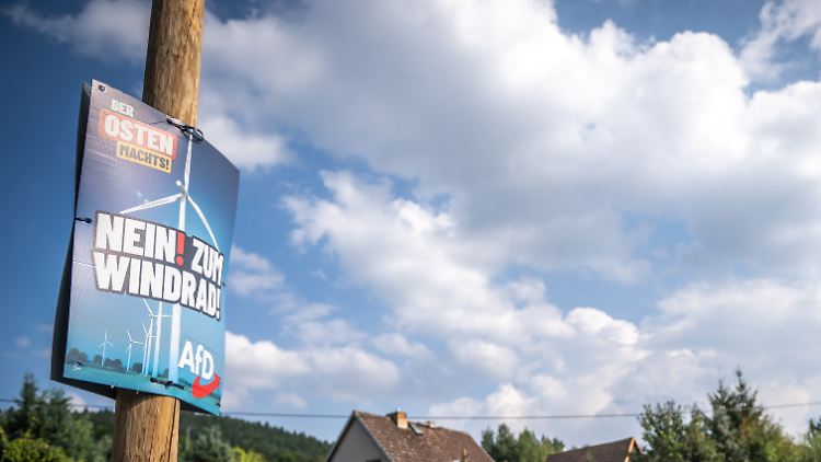 Mit Abstand stärkste Partei wurde in Thüringen die AfD.