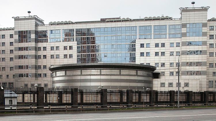 Das Hauptquartier des russischen Geheimdienstes GRU, für den die flüchtigen Hacker tätig sein sollen.