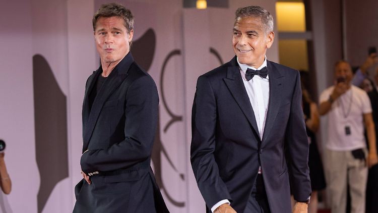 "Wir haben ein richtig gutes Drehbuch für einen weiteren 'Ocean's'-Film", sagte George Clooney (r.) kürzlich.
