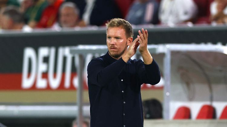 Julian Nagelsmann war sehr angetan von seinem DFB-Team.