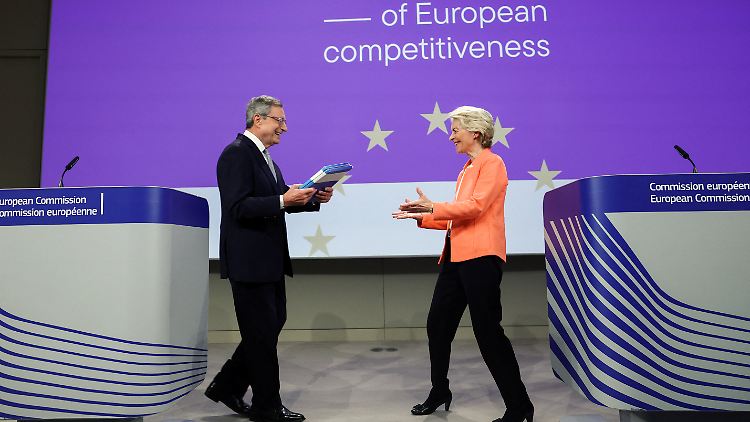 Ex-EZB-Chef Draghi legte einen Bericht im Auftrag der EU-Kommission vor. 