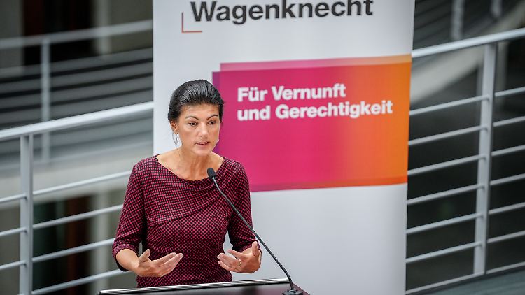 "Das wäre eine sehr radikale Maßnahme", sagt Wagenknecht zu ihrem Vorschlag.