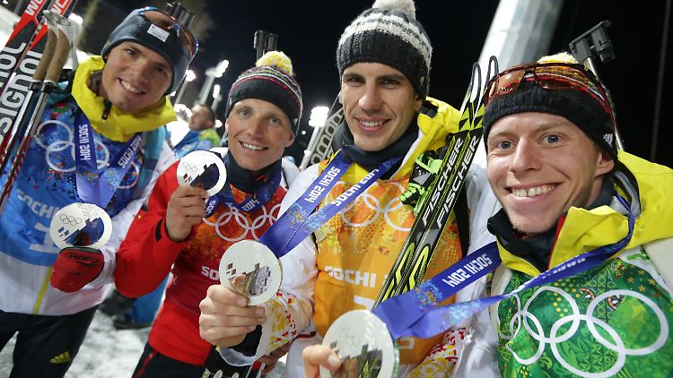 Die Vier sind inzwischen alle in der Biathlon-Rente.