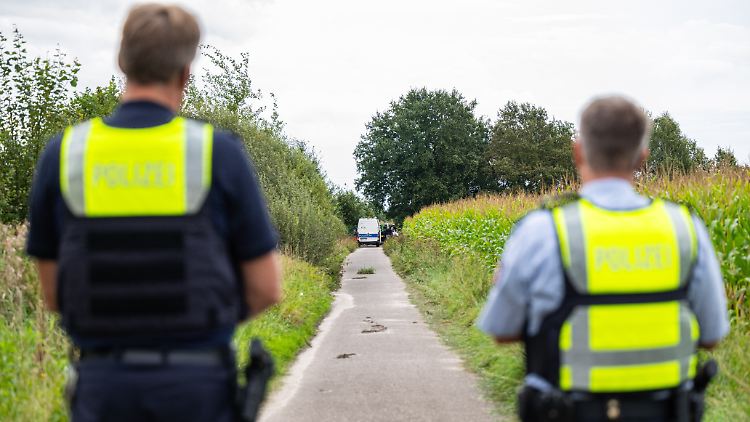 Am Rande dieses Maisfelds waren zwei Leichen vergraben. Die Ermittler hoffen nun auf Zeugen.