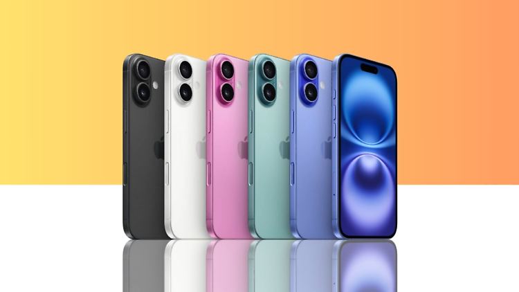 Neben Schwarz und Weiß stehen Apple-Fans beim iPhone 16 drei weitere knallige Farben zur Auswahl.