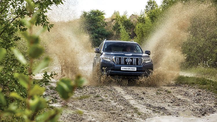 In Osteuropa beliebt: der Toyota Land Cruiser. Er liegt auf Platz eins der meistgestohlenen Pkw des Jahres 2023.