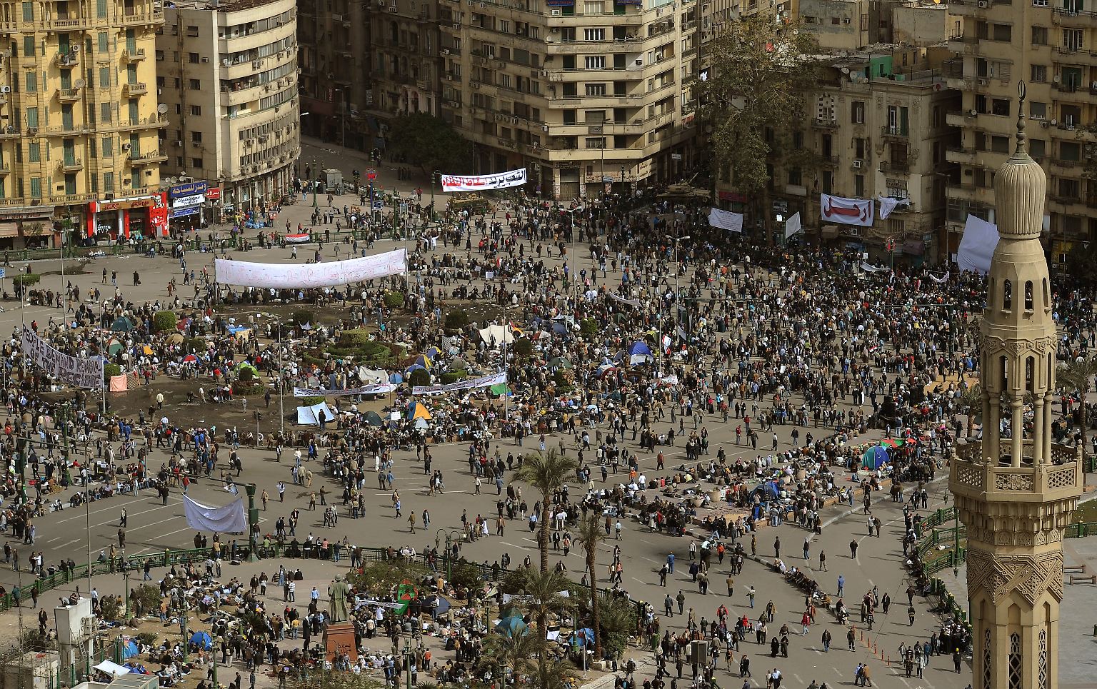 Der Tahrir-Platz in Kairo. 