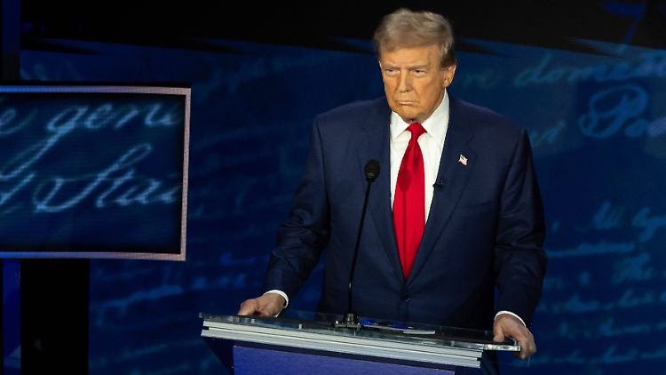 Gegen Biden hatte Trump im TV-Duell leichtes Spiel, doch gegen Harris sah er zuweilen alt aus.